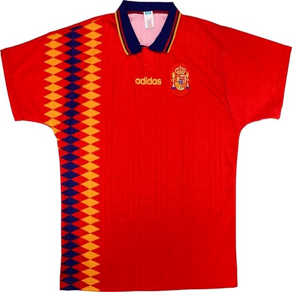 Camiseta España Primera equipo Retro 1994 Rojo